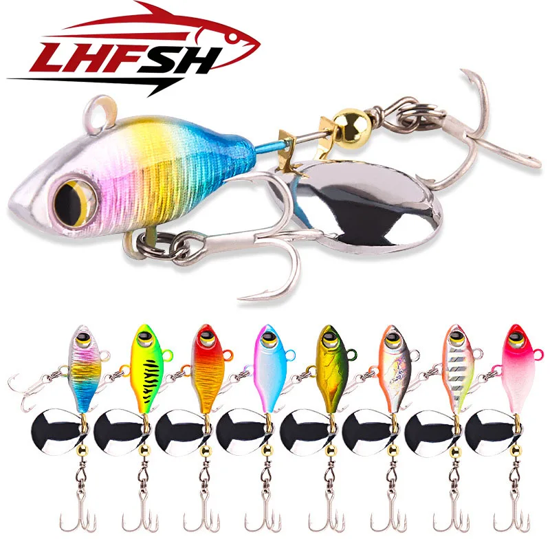 LHFSH Chatterbait con cola giratoria para lubina y trucha - imagen 2