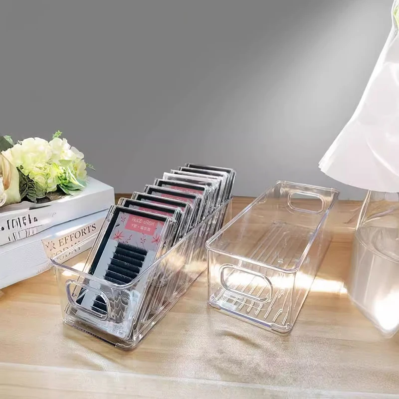 Caja de almacenamiento de pestañas postizas, organizador de herramientas de extensión de pestañas, accesorios de pestañas, caja de almacenamiento de herramientas de maquillaje cosmético, 1Pc