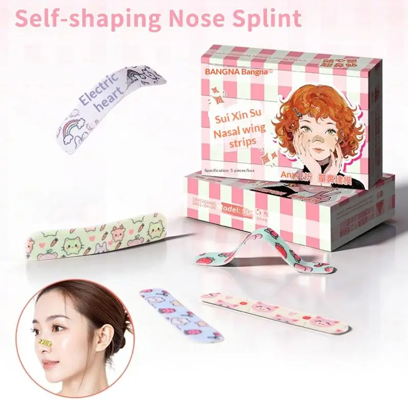 Nose Lift Strips 5/10Pcs 3D Shaping Sticker Patch For Reshaping Contouring Slimming Nose Wing Beauty Tool