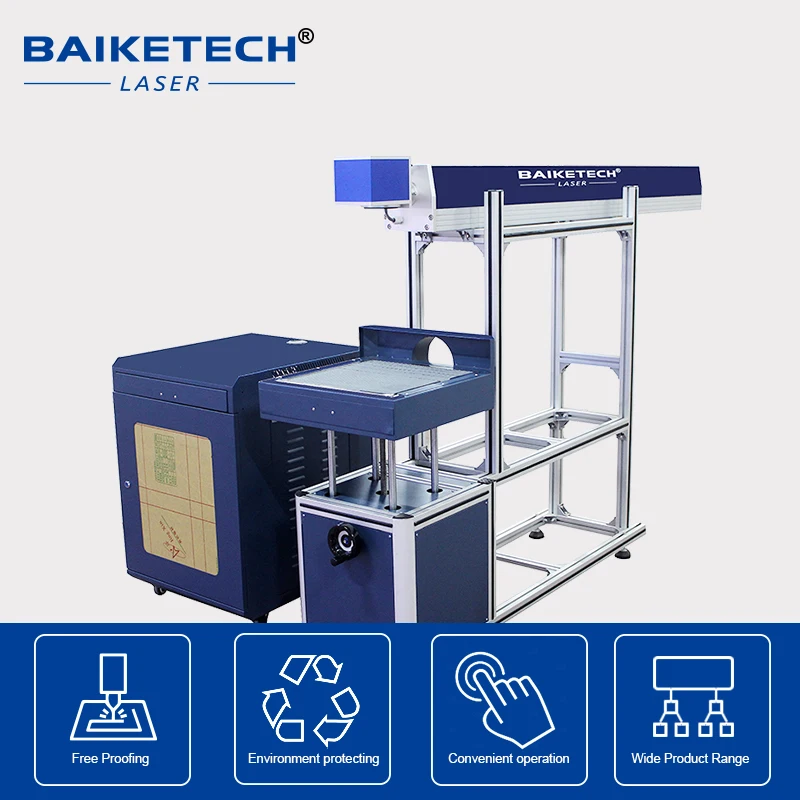 80W 100W 130W 150W Deep Color Fiber Laser Marking Machine Engraving Portable Desktop Engraving Machine for Metal