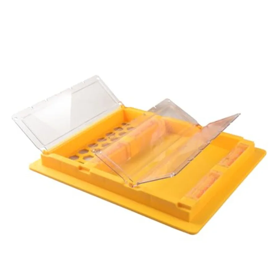 

Bee Top Feeder for 10-Frame Beehive - Dry and Wet Separation Design, Hive Feeder Large Capacity Water/Pollen Slurry Feeder for