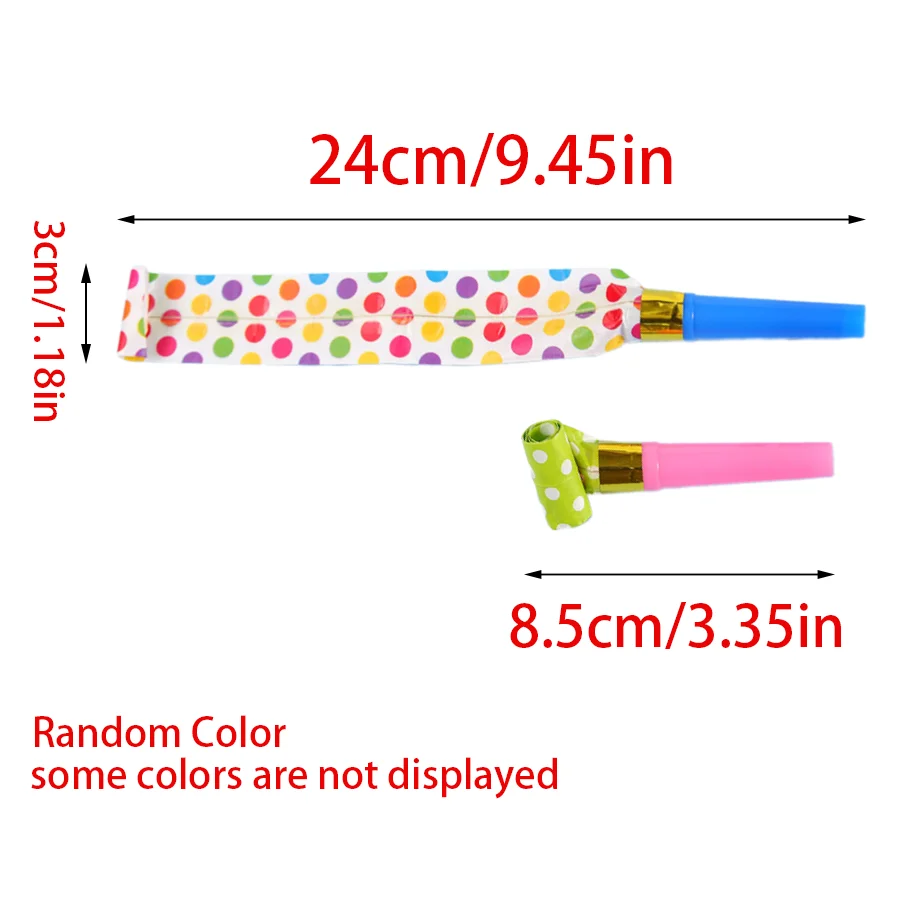 14/28/56/12pcs Party Blower Atmosphere Creating Whistles Fun Cheer Generator Party Decor for Festival Birthday Celebration XJM