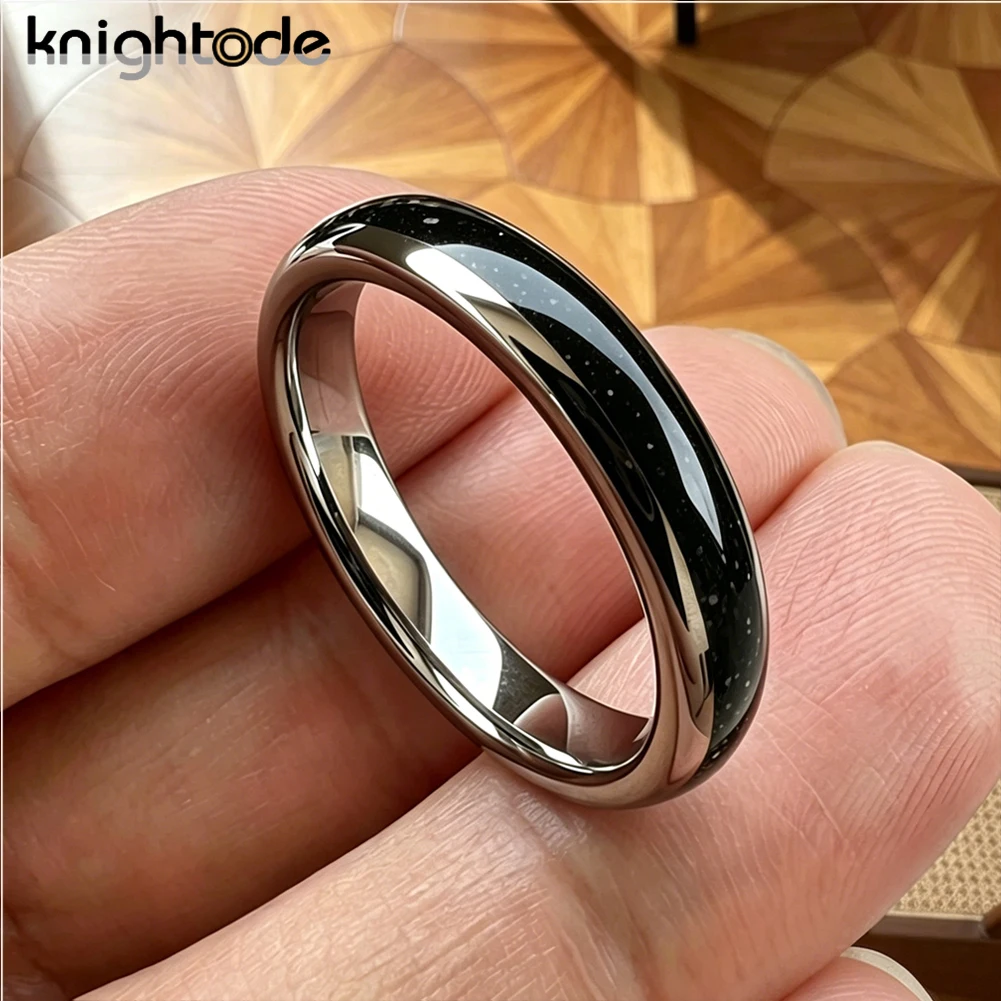 4mm Gold Silvery Rose Black Tu - Women'S Fashion Rings Gold 评论和价格