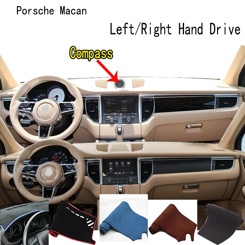 For Porsche Macan 95B Accessories Dashboard Cover Instrument Panel Dash Mat Dashmat Protective Pad