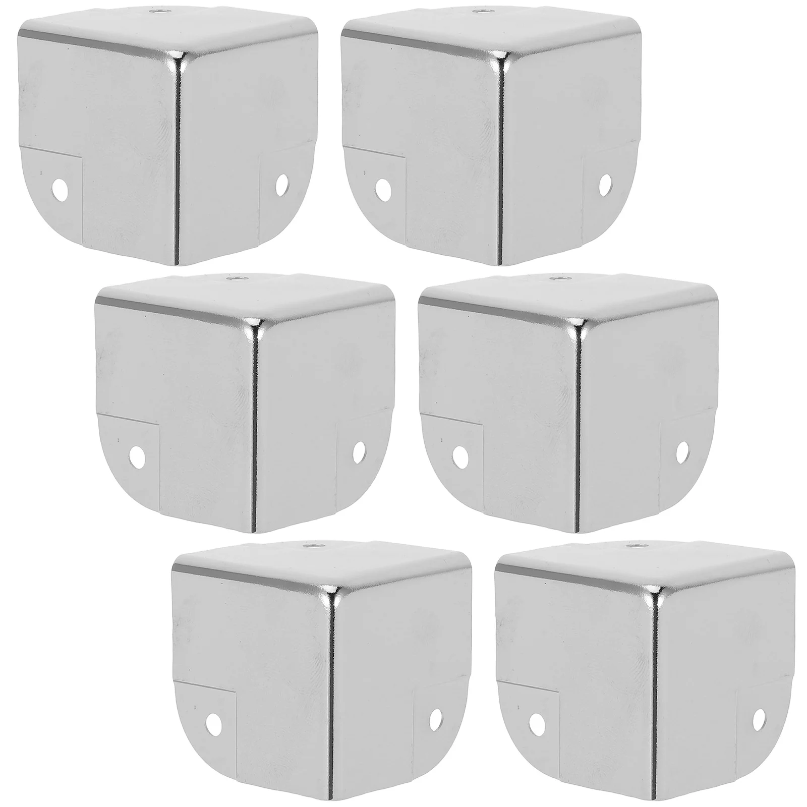 6Pcs Metal Box Corner Protectors Guards for Table Desk Furniture Corner Protection and Safety Edge Protector