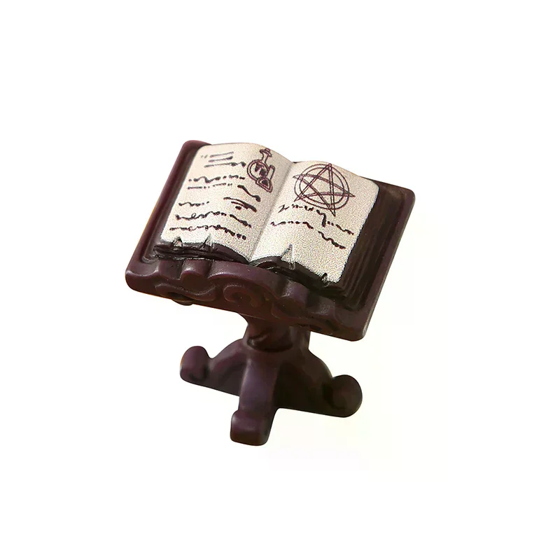 1pc 1/12 Schattige Poppenhuis Mini Magische Academie Rekwisieten Decoratie Poppenhuis Micro Scène Ornamenten Poppenhuis Accessoires Kid Speelgoed