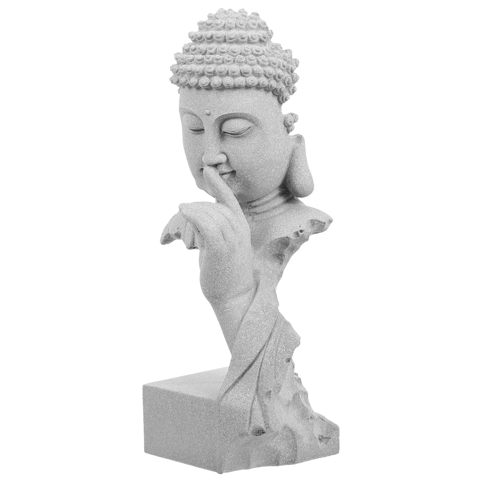 

Buddha Statue Ornament Small Powder Retro Garden Sculpture Fish Tank Aquarium Decors Desktop Non Fading Creative