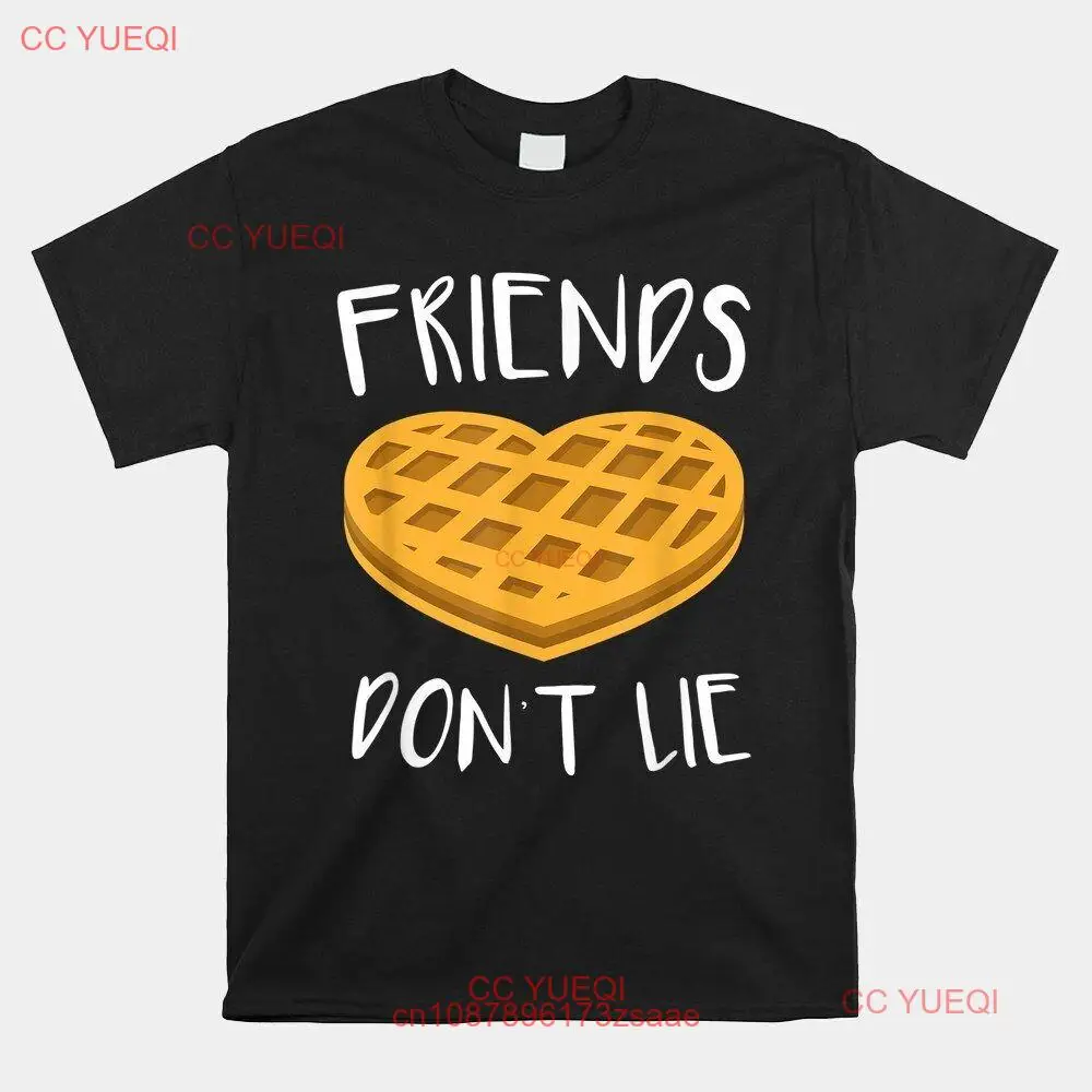 Распродажа! Забавная Ретро Винтажная футболка с вафельным рисунком для друзей, не Лите, унисекс, размер S-5XL