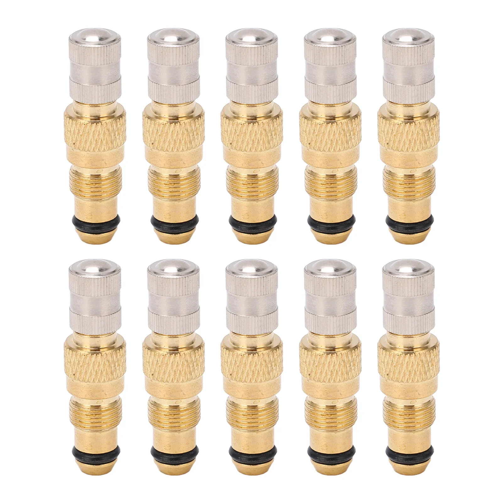 10PCS Tractor Air Liquid Valves Tire Brass Valve Stem TR218A CH3 Core Housings Replacement