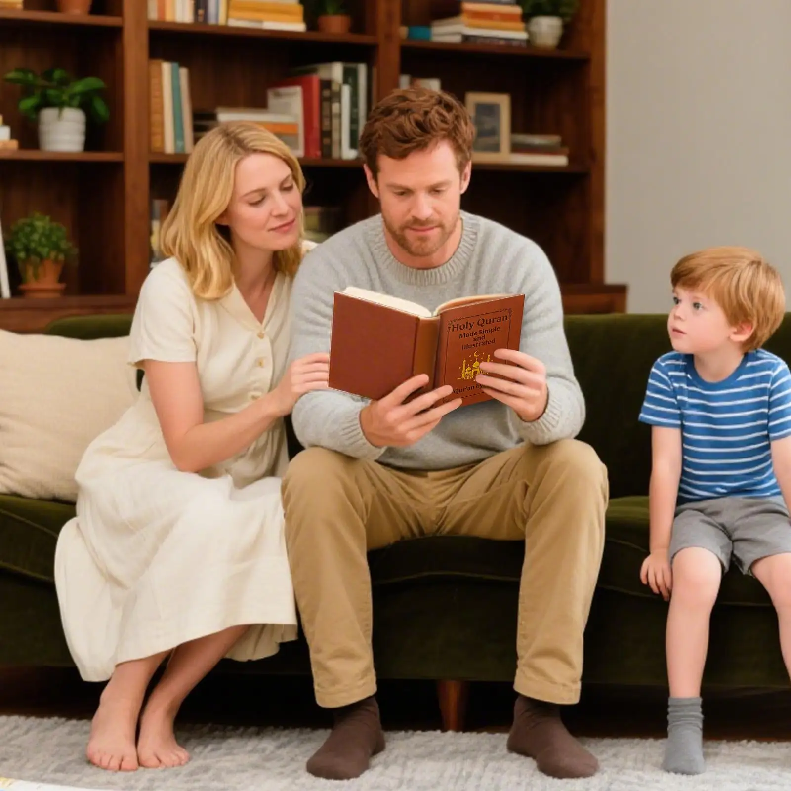 Libros religiosos para adultos El Corán hizo un simple: guía devocional de estudio para principiantes con explicación fácil de Tafsir ilustrado