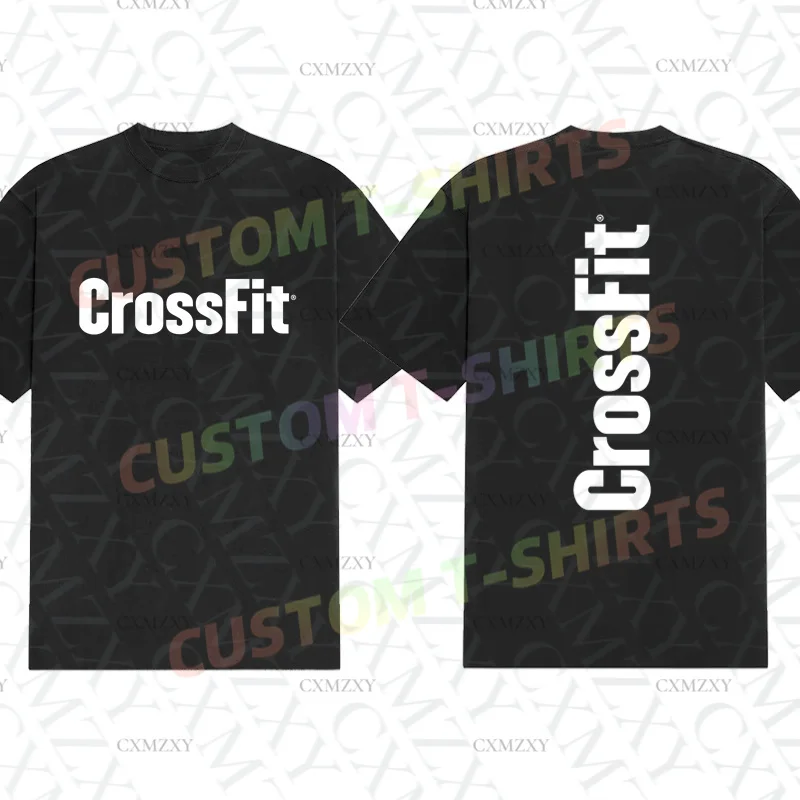 

2025 Men T Shirt Casual CrossFit To Declare Fittest T-shirt Graphic Summer Sports Tops 100% Cotton Streetwear S-3XL Cool Tee