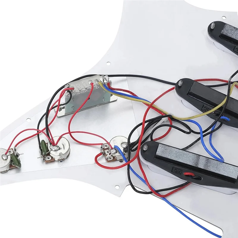 

AEF6-2 шт., белые аксессуары для электрогитары для ST Three Single, панель для электрогитары, крышка для электрогитары