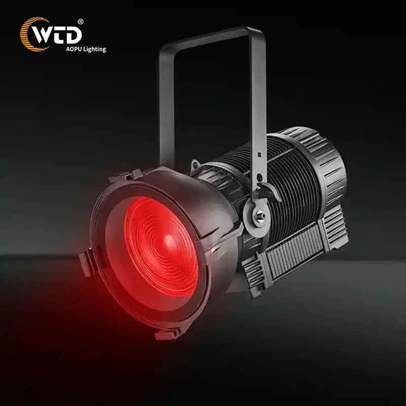 

AOPU Waterproof 300W 2In1 IP65 Spotlight Fresnel TV Studio Lights 300w LED Zoom Profile Spotlight for Outdoor Concert Stage