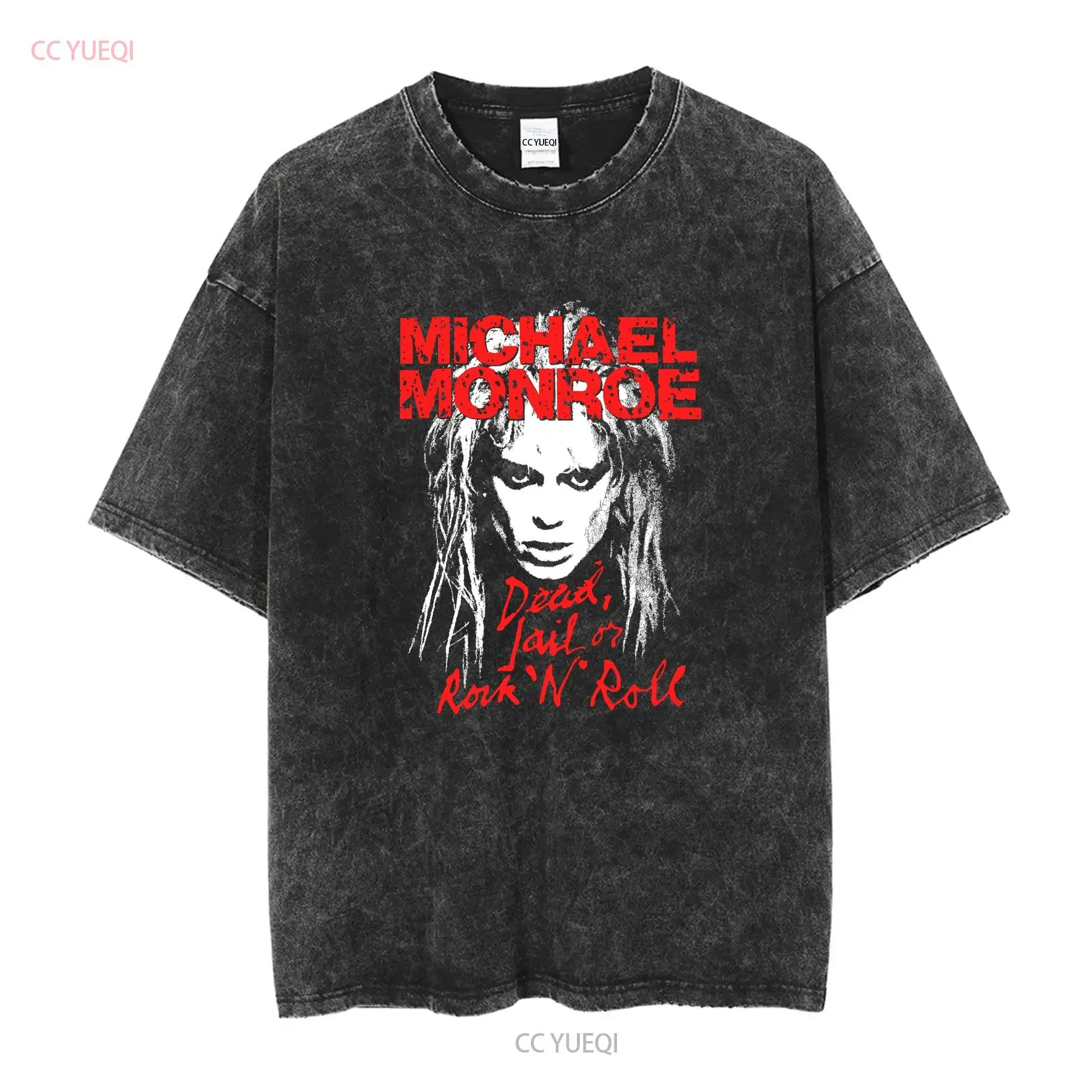 Rare Hanoi Rocks T Shirt Funny Men S 234XL THAEB02647 long or short sleeves vintage Washed Top For Everyday Wear fashion