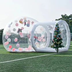 3m Inflatable Bubble House PVC Clear Bubble Tent with Blower for Kids Birthday Party Supplies / Business Rent / Team Camping