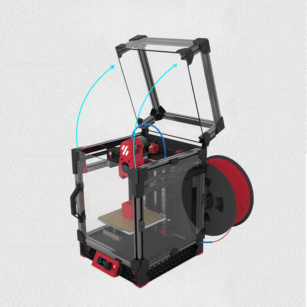 Toaiot voron V0.2 Menő R1 corexy 3D Nyomdász készlet vel Nyomtatott alkatrészek upgraded Mali stealthburner klipper beste minőségű DIY 3D nyomtatás