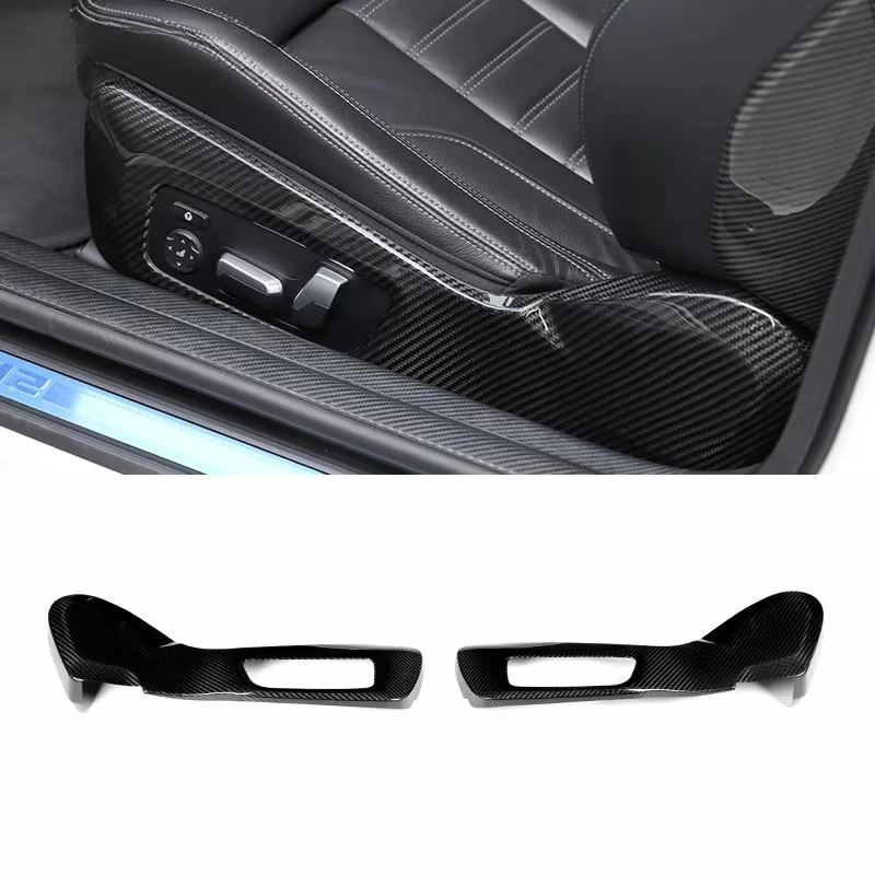 

Dry Carbon Fiber Interior Seat Adjust Panel Cover Set for M2 G87 M3 G80 M4G82 Interior Decorative Seat Panel Trim Side Piece