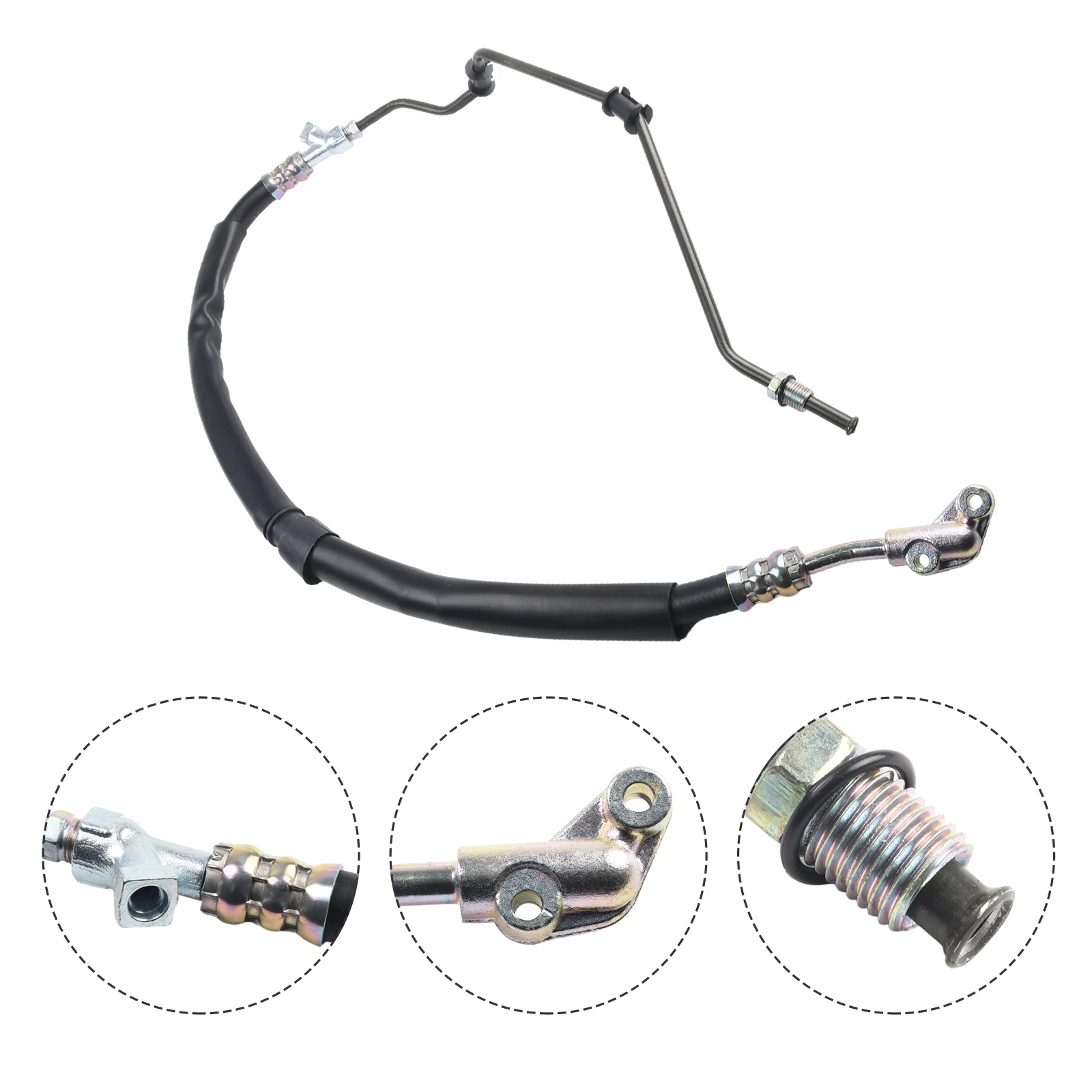 

For Acura For MDX 2007 2009 V6 3 7L Power Steering Pressure Hose Reliable Replacement with Direct Fit Installation