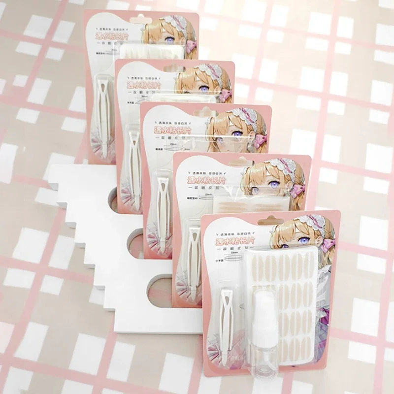 สติกเกอร์ติดตาสองชั้นแบบล่องหน แถบยกเปลือกตา แถบติดตาสองชั้น เทปกาวติดตา อุปกรณ์ติดตา