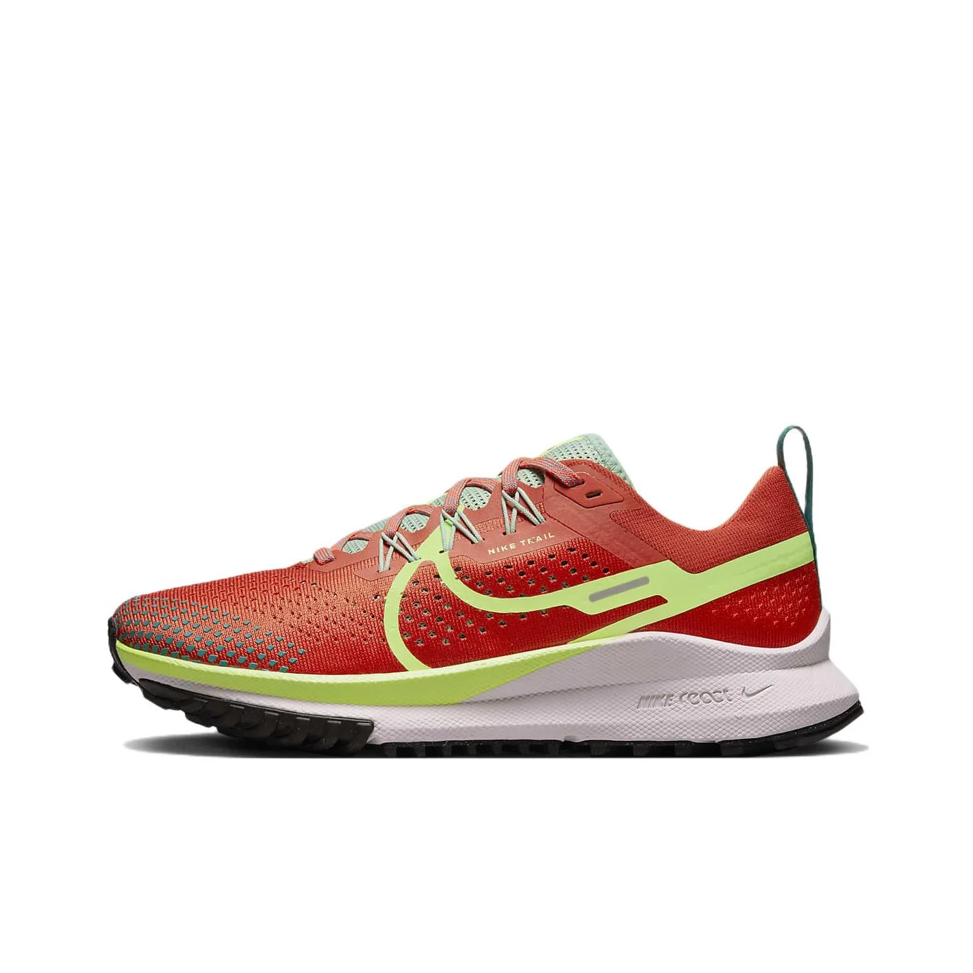 Nike Pegasus Trail 4 Running Shoes Women's Low Top Orange/Green DJ6159-801