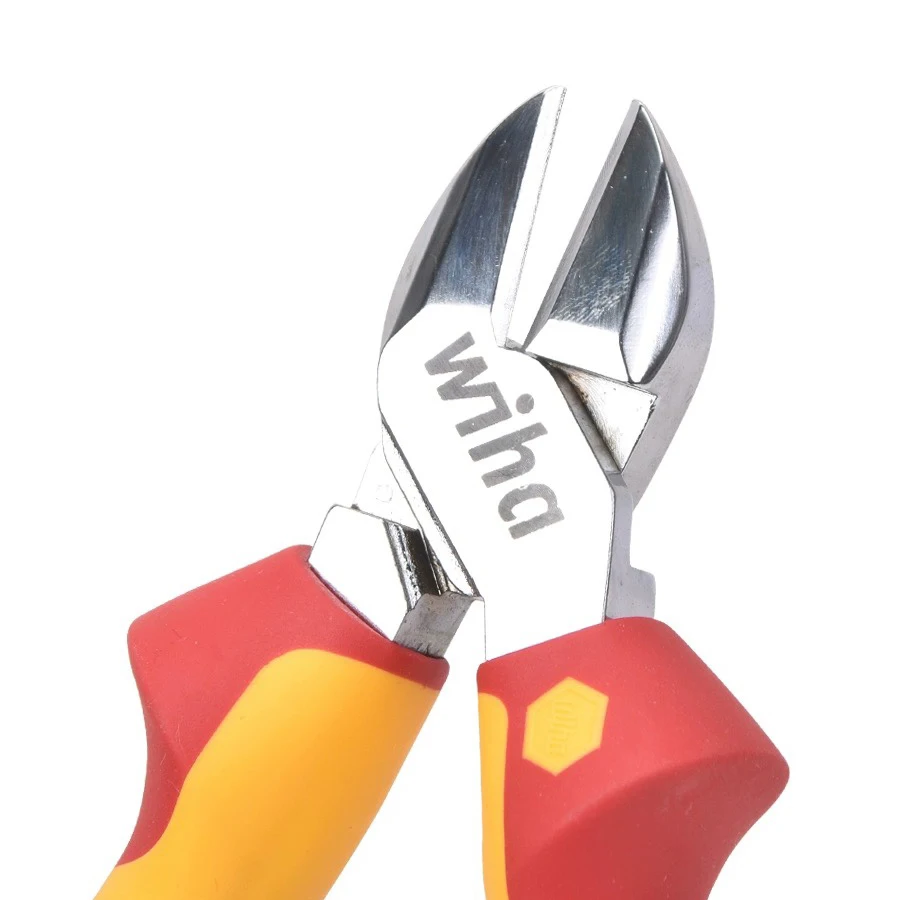 Imagem -03 - Wiha Insulated Diagonal Cutters Cabo Cutting com Insulating Handle Professional Electrician Tool Cr-v 1000v 160 mm 43335