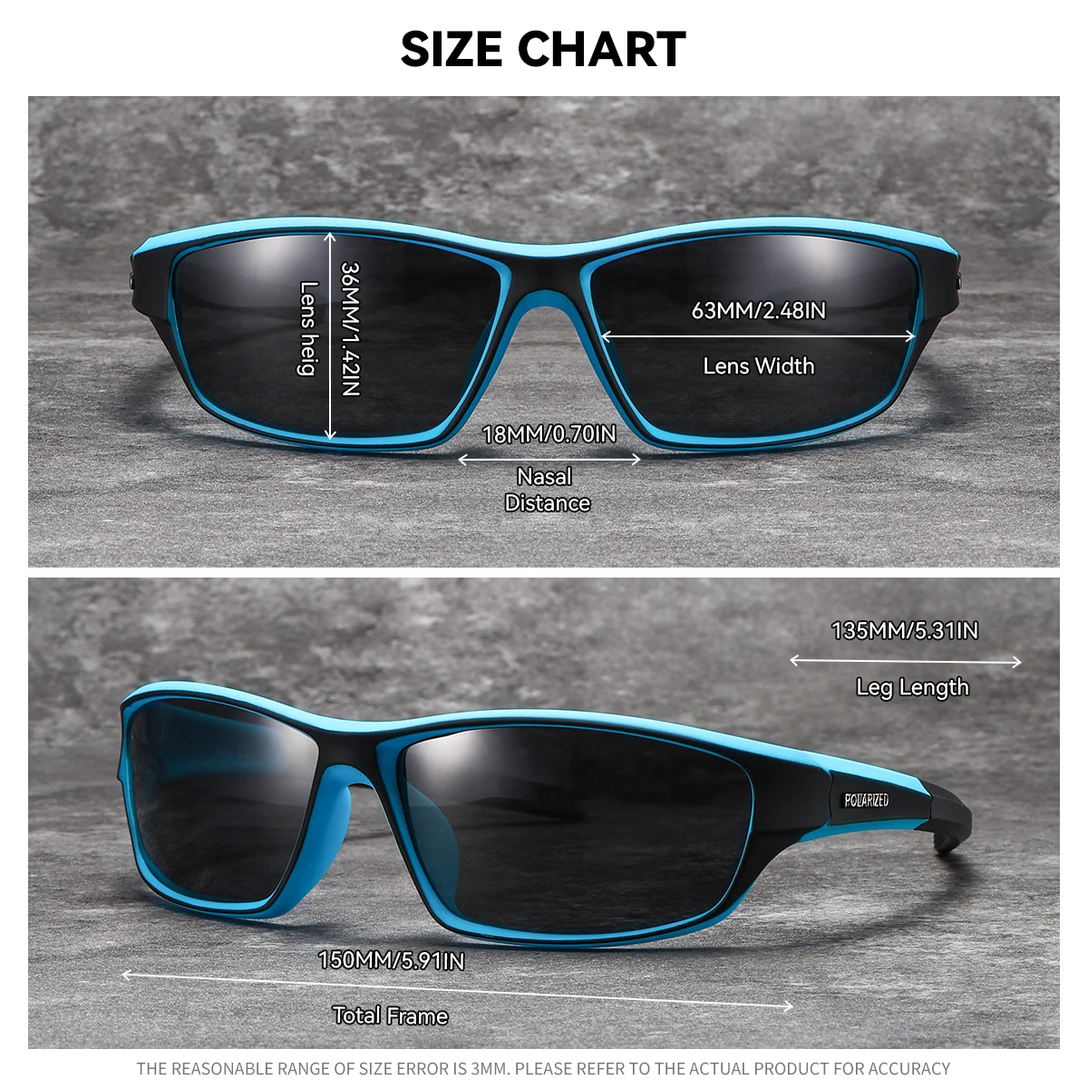 SUOKLEY Handsome And Fashionable Riding Style Sunglasses With Uv And Glare Reduction Are Essential For Hiking And Fishing