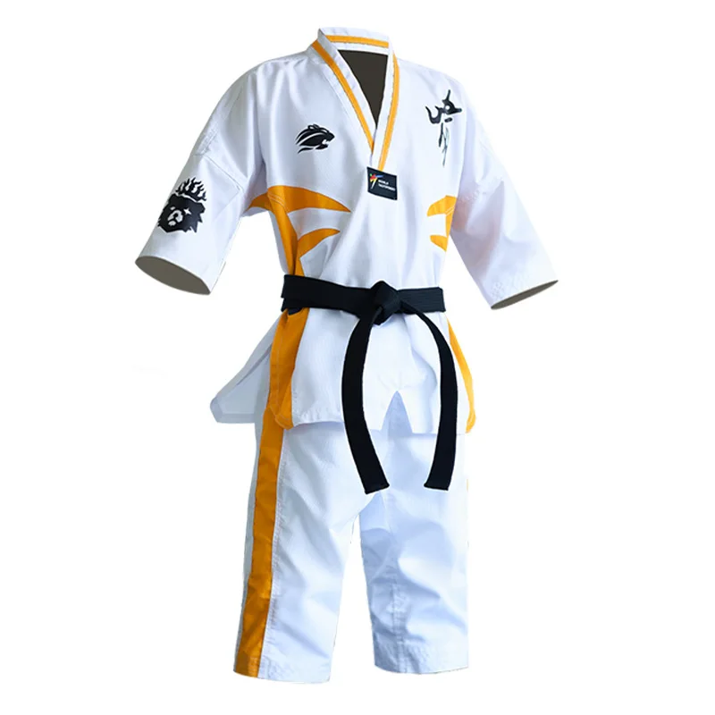 2023 High Quality WTF Taekwondo Uniform Martial Arts Dobok Exquisite Embroidery TKD Suit For Adult Kids