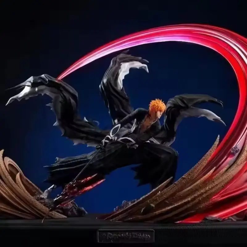 

Bleach Kurosaki Ichigo Gk Luminous Figures Model Anime Crescent Sky Rush Ichigo Collectible Decoration Figurine Model Toys Gifts