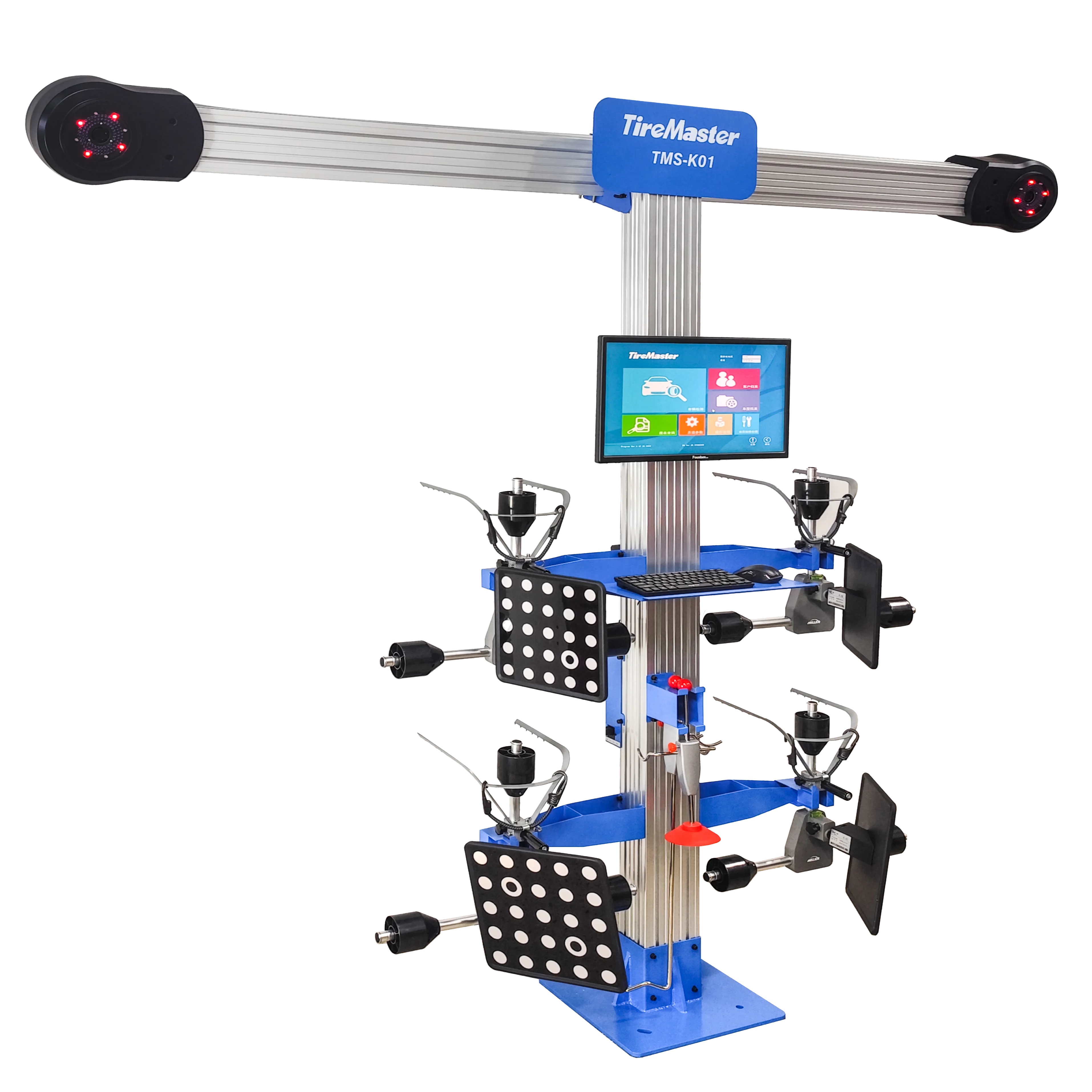 Stable High Precision 3D Visualization Four Wheel Alignment Machine Factory Direct Customizable for Auto Service