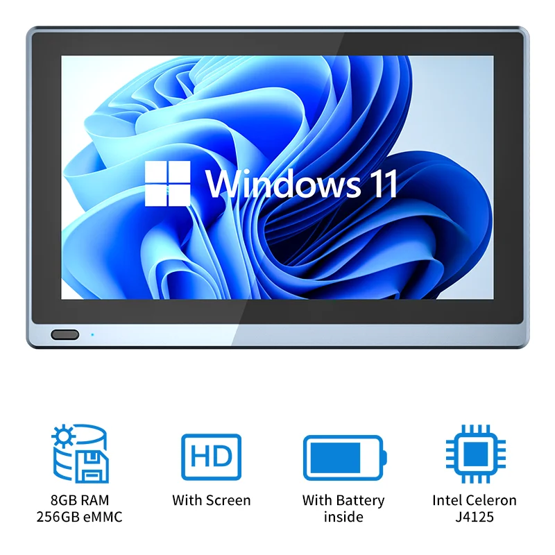 Imagem -02 - Tablet Touch Screen Higole Industrial Mini Computador pc Pad Intel J4125 Windows 11 8gb 256gb Wifi 5.5 1