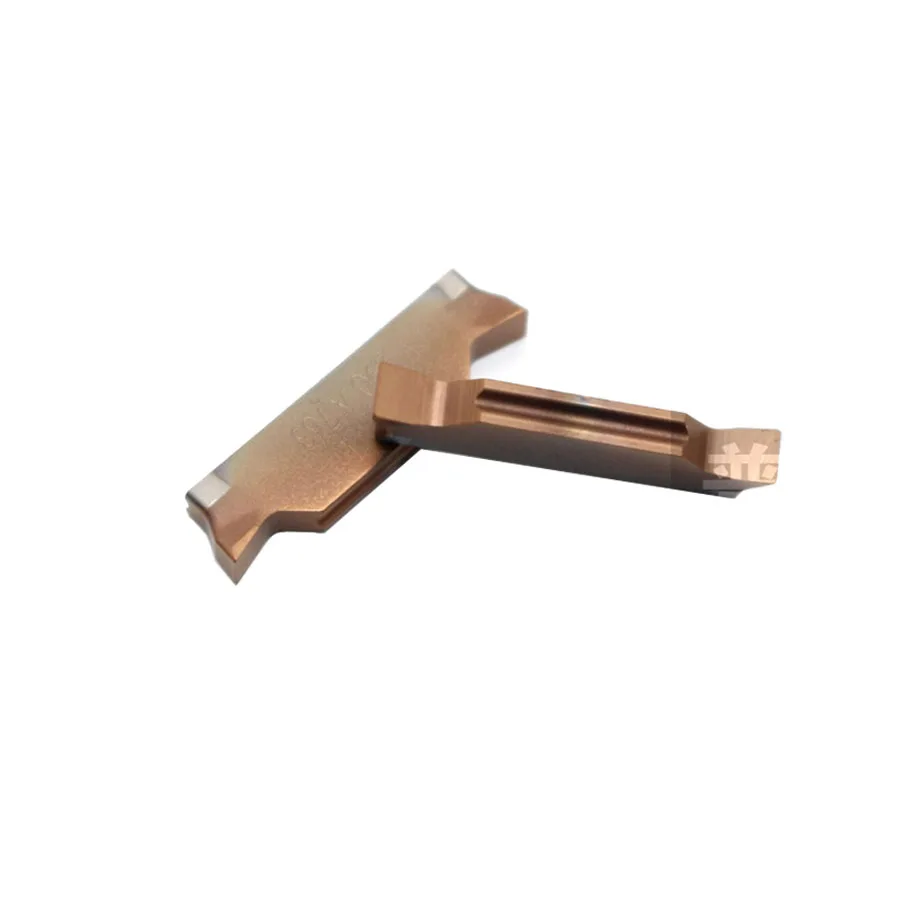 Imagem -02 - Moagem Fina Cnc Facas Partículas Mggn1.6 2.1 3.1 4.1 5.1 5.9 mm Largura Sulco Torno Lâminas Carboneto Grooving Inserções Alta Qualidade de