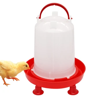 Automatic Chicken Drinking Goblet Bucket 3L Capacity Plastic