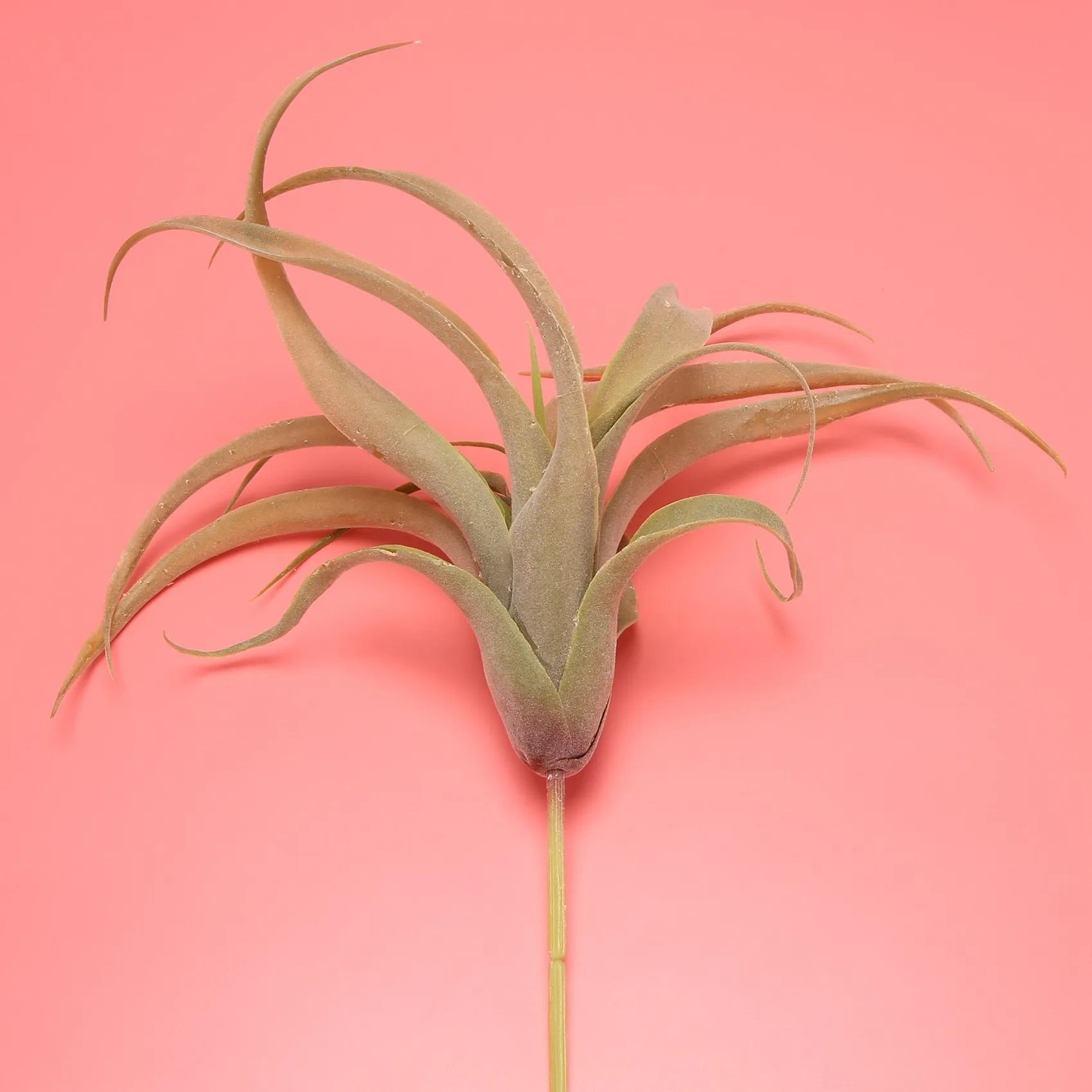 인공 파인애플 잔디 공기 식물 가짜 꽃, 가짜 플록 틸란드시아 브로멜리아드 홈 정원 장식, 4 팩