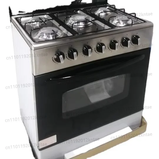 5-Burner =Stove with Oven Upright BBQ Design for EU and UK 220V