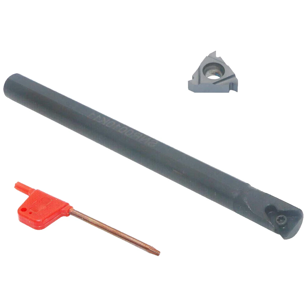 SNR 0010K11 10mm CNC Lathe Internal Threading Turning Tool+1Pcs MMT11IR AG60 125mm Length Right Hand Turning Tool Holder Kit