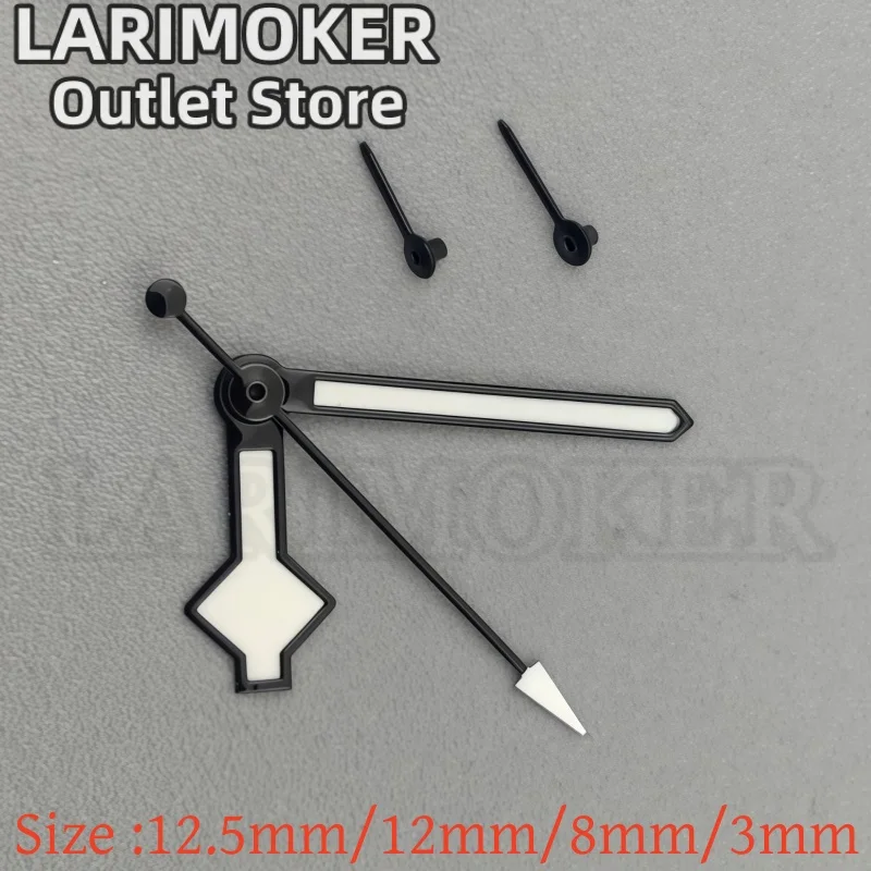 إكسسوارات ساعة LARIMOKER VK63 VK64 عقارب ندفة الثلج الذهبية والأحمر والأسود لحركة الكوارتز VK63/VK64 لساعات الرجال