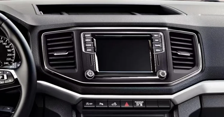 9 Inch Car Frame Fascia Adapter Android Radio Dash Fitting Panel Kit For VW Volkswagen Amarok 2017-2021
