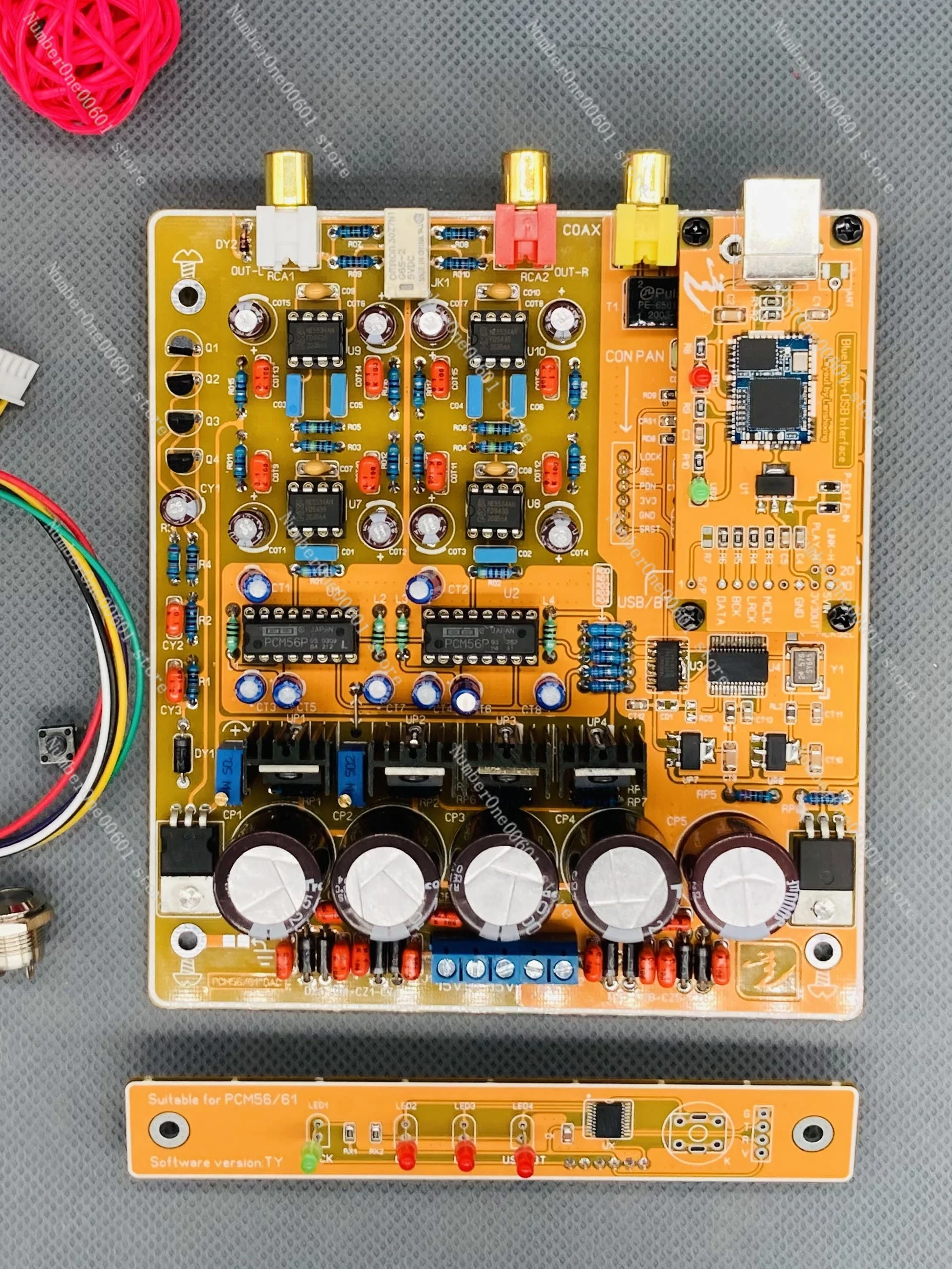 For PCM56 decoding board classic R2R coaxial fiber USB Bluetooth interface IIS input compatible with PCM61