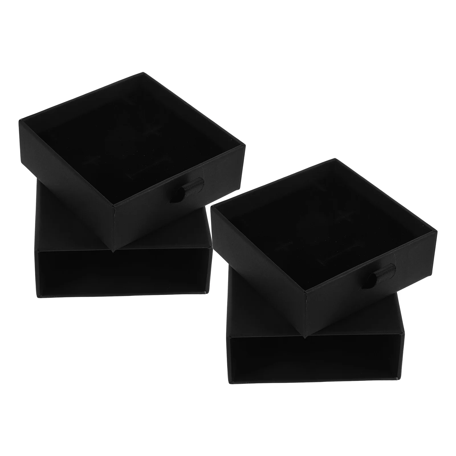 

2Pcs Jewelry Small Travel Organizer Case Drawer Earring Ring Packaging Paper Gift Boxes Storage Jewelry Organizer Case Solution