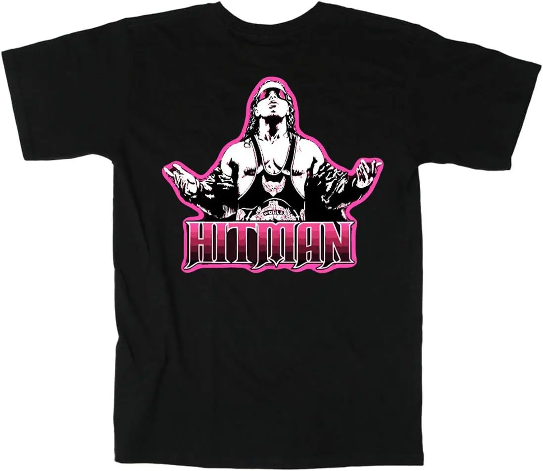 Черная футболка Bret Hitman для взрослых