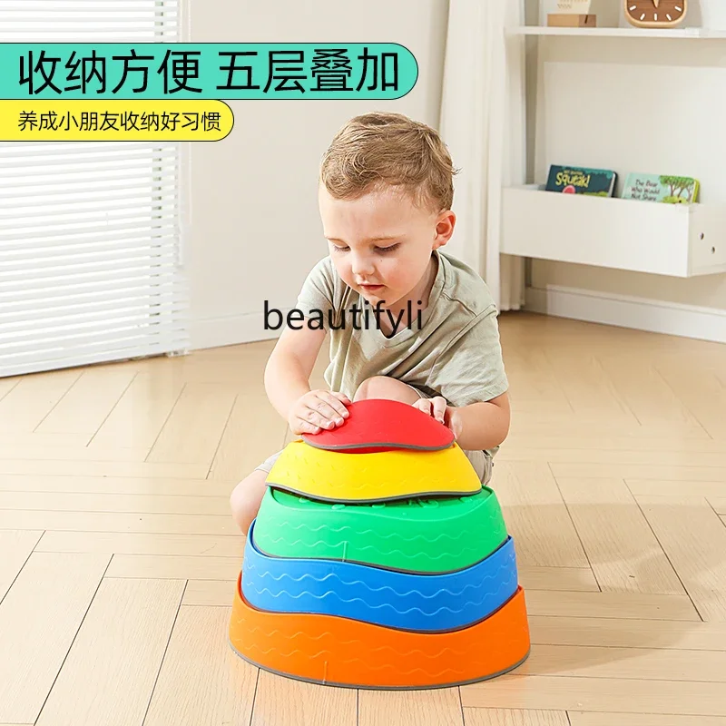 Sensory integration training equipment Early education kindergarten Tactile balance beam vestibular toys Household