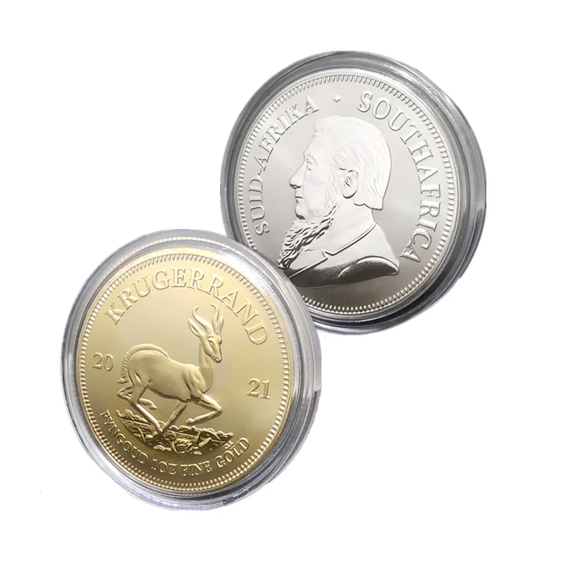 South Africa Saudi Africa Krugerrand Gold Coin Paul Kruger Collectible Coins