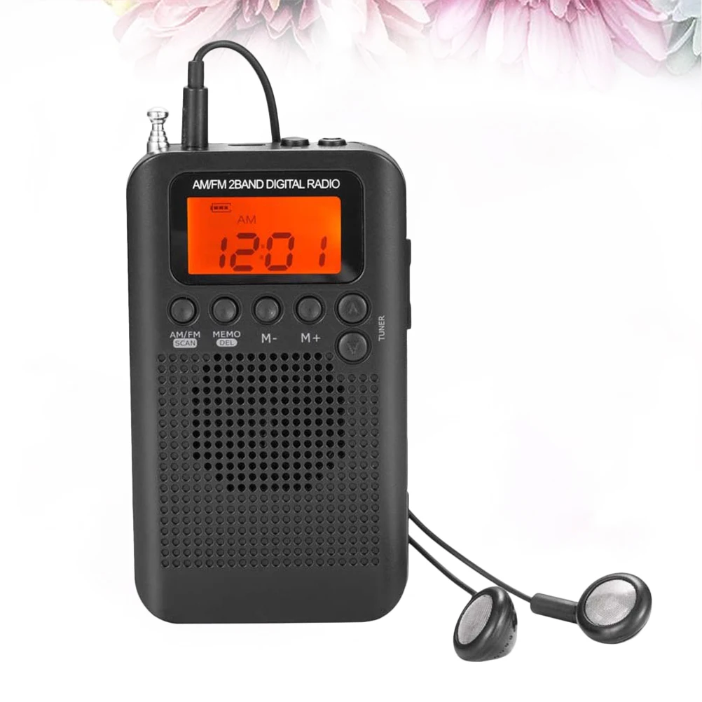 

DSP Chip FM Sensitivity LCD Display 2 Mini Band 31-Level Protable Radio Volume Mini