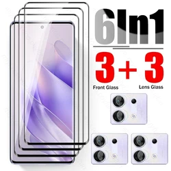 6 In 1 9D Curved Tempered Glass Screen Protector Case Cover For Infinix Zero30 Zero 30 4G 5G X6731,X6731B 6.78