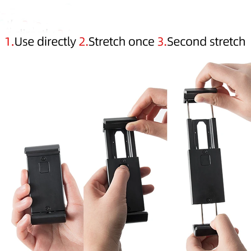 Universal Moblie Phone Ipad Clip Bracket Holder Mount 1/4 Screw Hot Shoe Phone Clip for iPhone Samsung Xiaomi