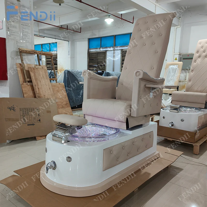 

Professional Luxury European High Back Foot Spa Massage Pedicure Chair for Nail Salon