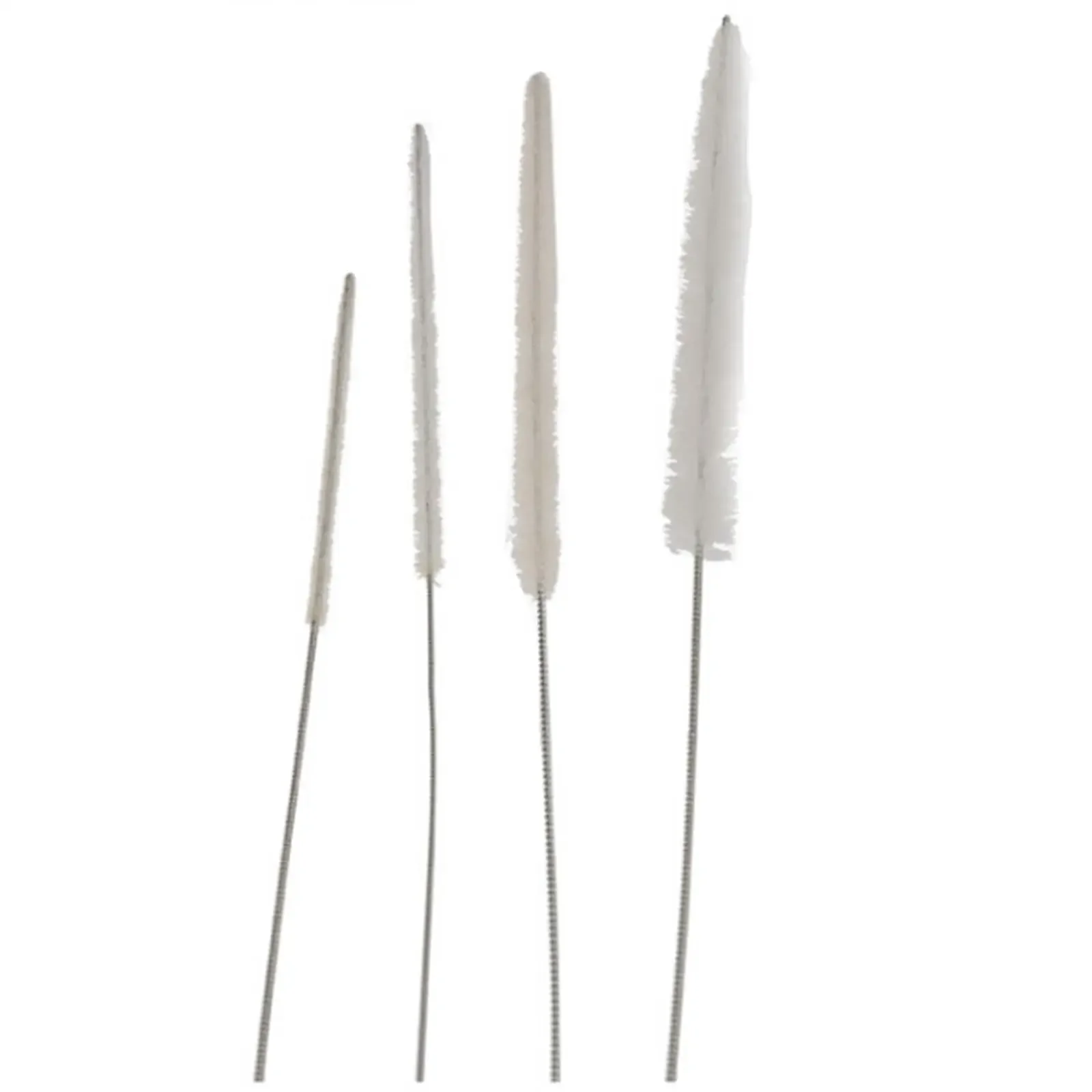 400/420/455/520mm Length Nylon Bristle Pipette Brush Straw Washing Cleaner Lab Supplies