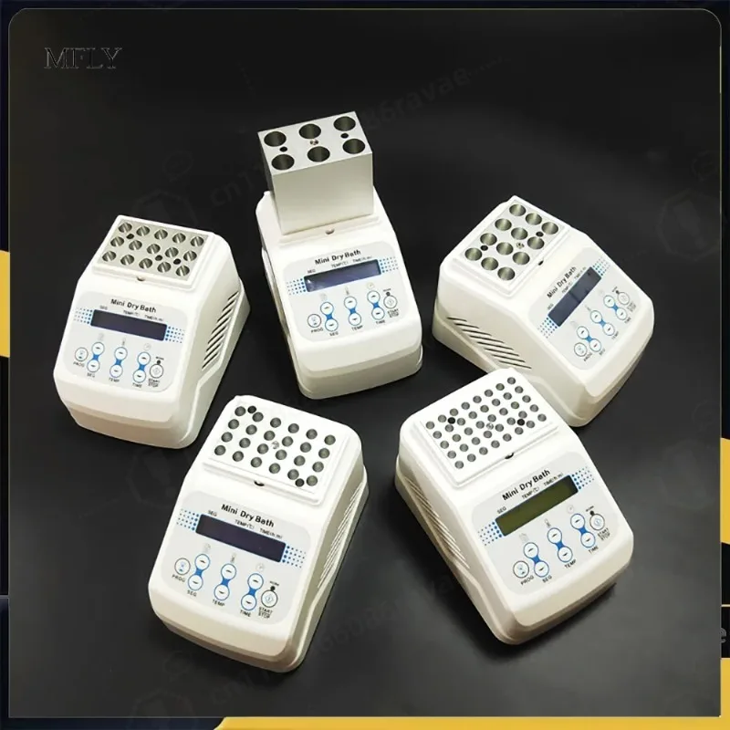 Portable Dry Bath Incubator, Digital Metal Block Heater for 0.2ml/2ml Tubes, Constant Temperature M-JSY-H