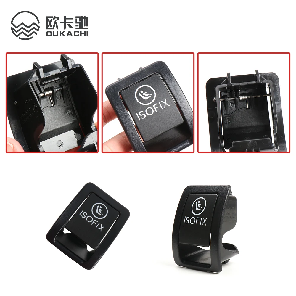 20686090019051 Car Seat ISOFIX Switch Cover for Mercedes W206 C Class 2021--2023 Black