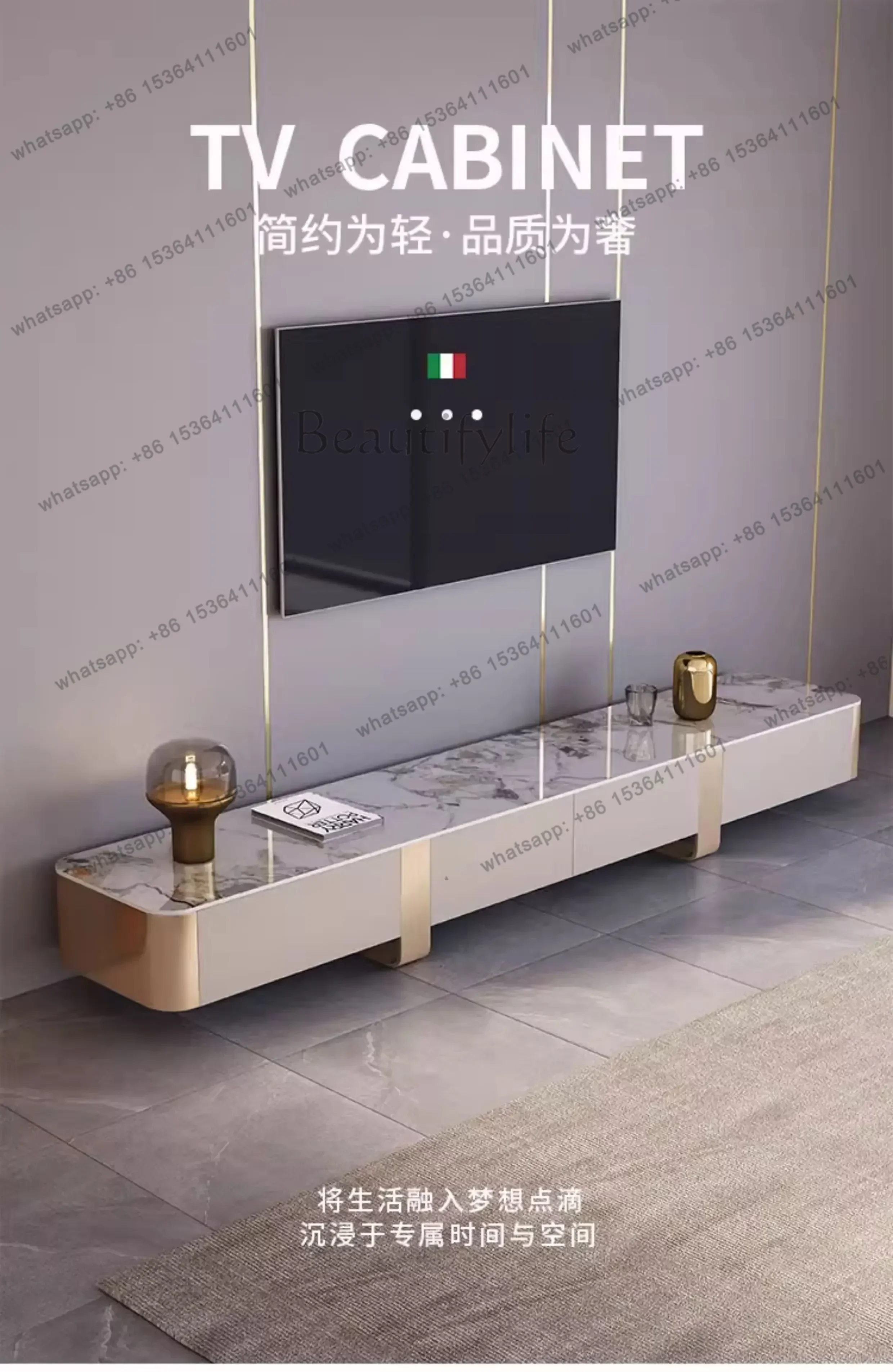YJ Classic Nordic Tv Cabinet Luxury Storage Bedroom Designer Modern Tv Cabinet Living Room Long Mueble Televisor Home Furniture